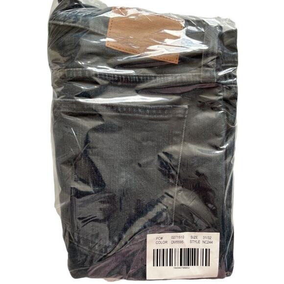 Madewell Dark Blue Wash Straight-Leg Mens Jeans, 31/32 - Picture 5 of 7